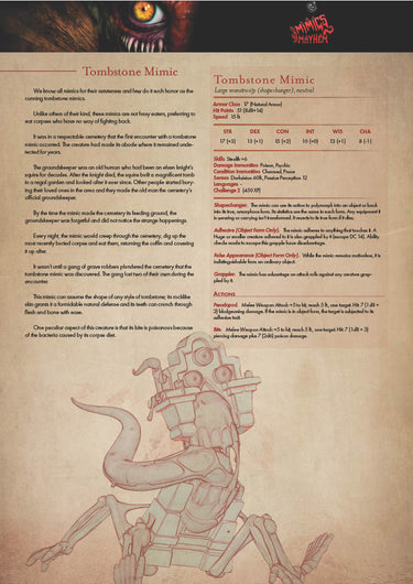 Tombstone Mimic